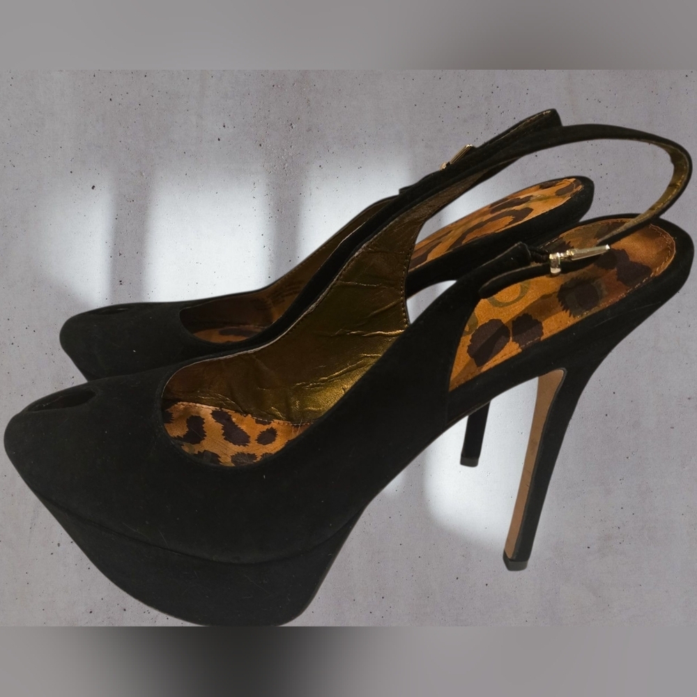 Sam Edelman Novato Black Pin-up Pumps Heels
